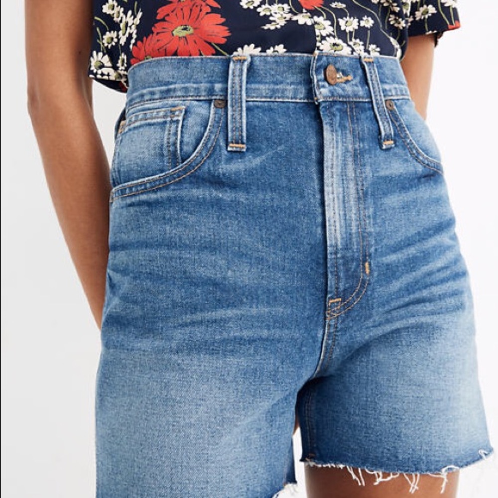Madewell High Rise Denim Shorts